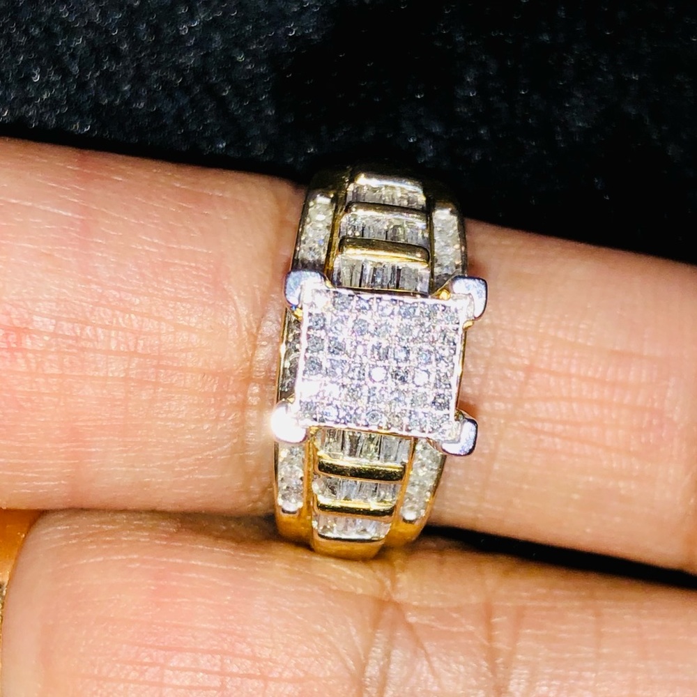 Deisgner Bridal Engagement REAL DIAMOND 1/2ct RING